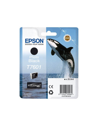Cartouche d'encre Epson T7601 Noir Photo
