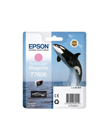 Cartouche d'encre Epson T7606 Light Magenta