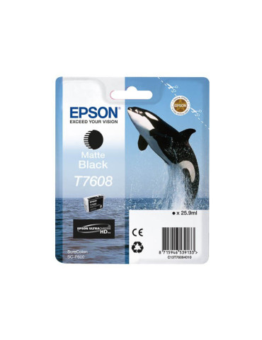 Cartouche d'encre Epson T7608 Matte Black