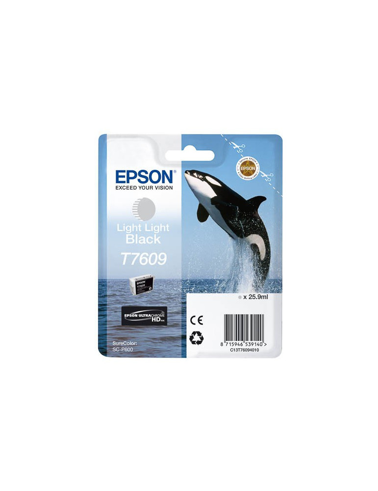 Inktpatroon Epson T7609 Light Light Black