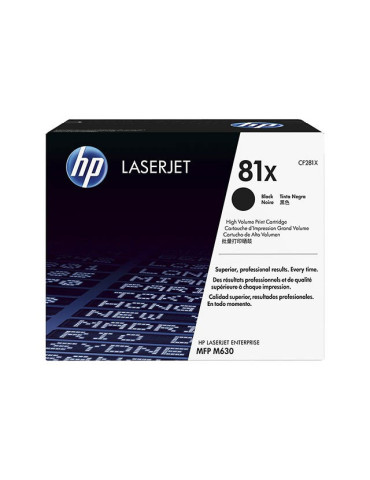 Toner HP 81X Zwart