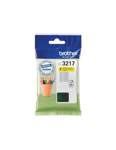 Inktpatroon Brother LC-3217 Geel
