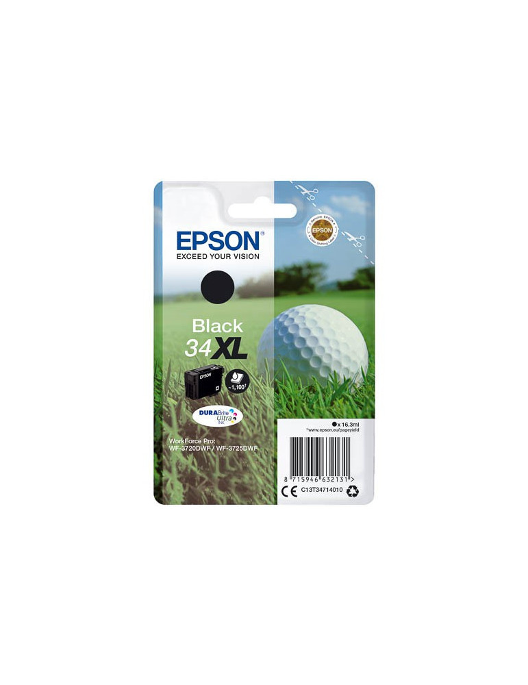 Inktpatroon Epson 34XL Zwart