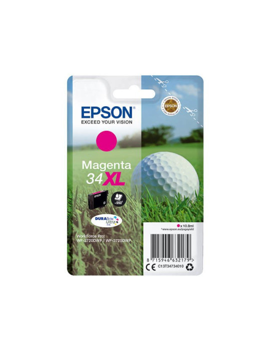 Cartouche d'encre Epson 34XL Magenta