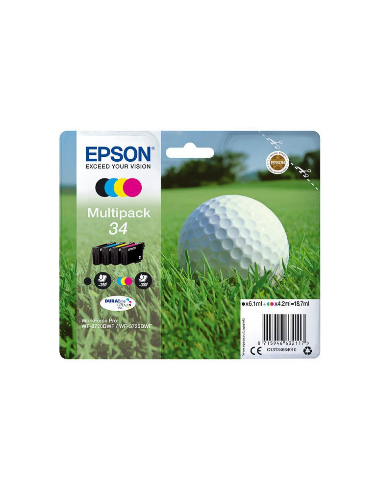 Inktpatronen Pack Epson 34 BK/C/M/Y