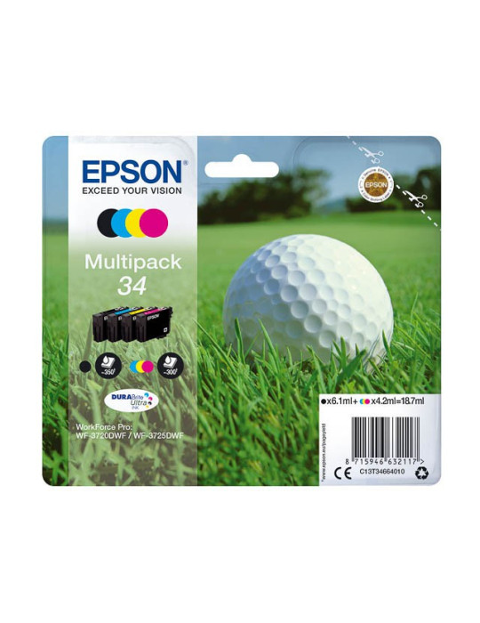 Cartouches Pack Epson 34 BK/C/M/Y