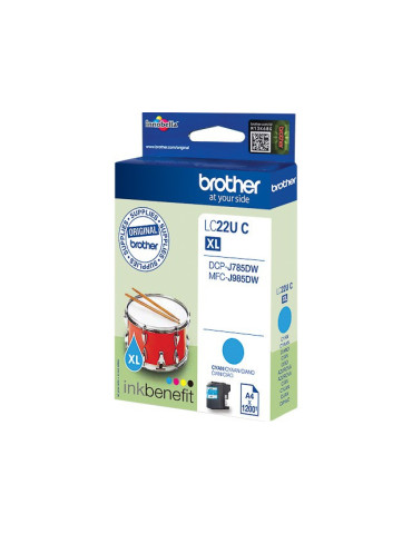Cartouche d'encre Brother LC-22U XL Cyan
