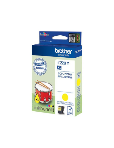 Cartouche d'encre Brother LC-22U XL Jaune