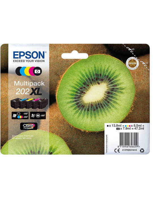 Cartouches Pack Epson 202 XL
