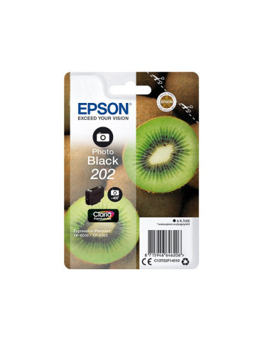 Inktpatroon Epson 202 Photo Zwart