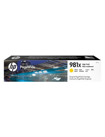 Cartouche d'encre HP 981X Jaune