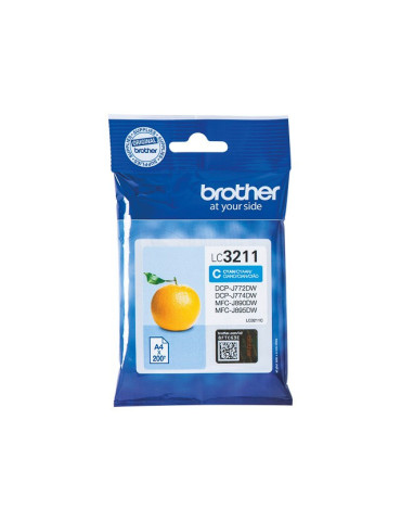 Inktpatroon Brother LC-3211 Cyaan