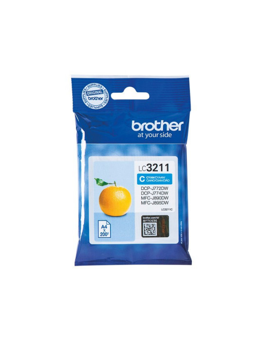 Cartouche d'encre Brother LC-3211 Cyan