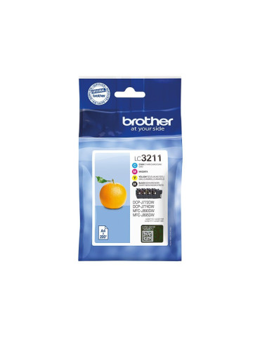 Inktpatronen Brother LC-3211 - Pack 4