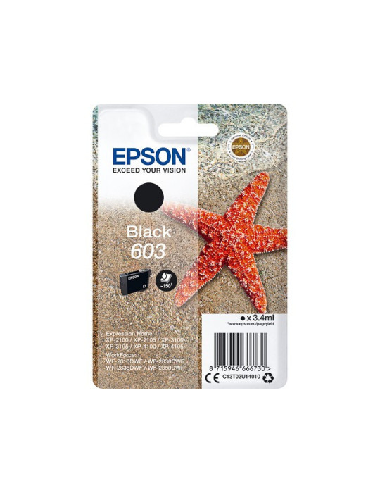 Cartouche d'encre Epson 603 Noir