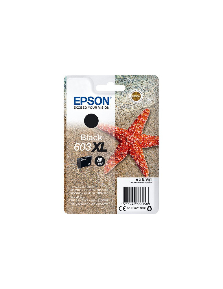 Inktpatroon Epson 603XL Zwart