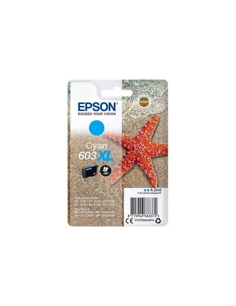 Inktpatroon Epson 603XL Cyaan