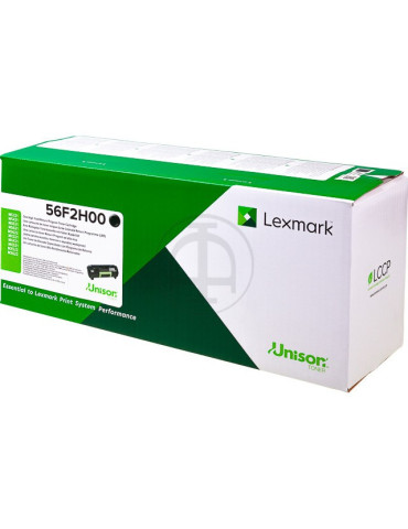 Toner Lexmark  56F2H00 HC Zwart