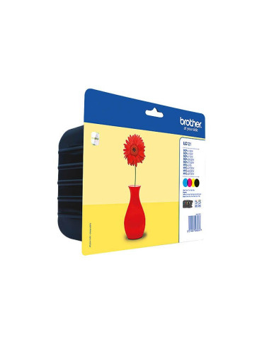 Inktpatronen Brother LC-121 - Pack 4