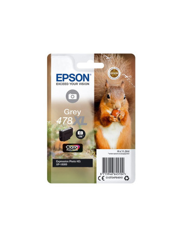 Inktpatroon Epson 478XL Grijs