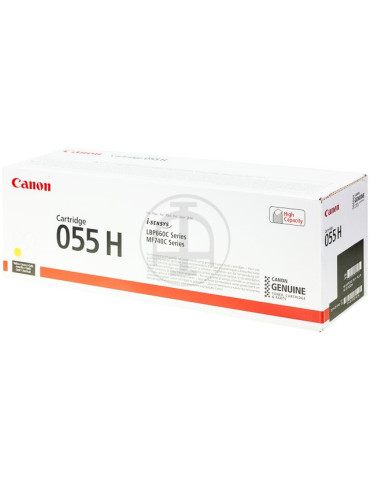 Toner Canon 055H Jaune
