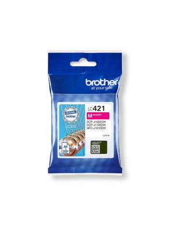 Cartouche d'encre Brother LC-421 Magenta