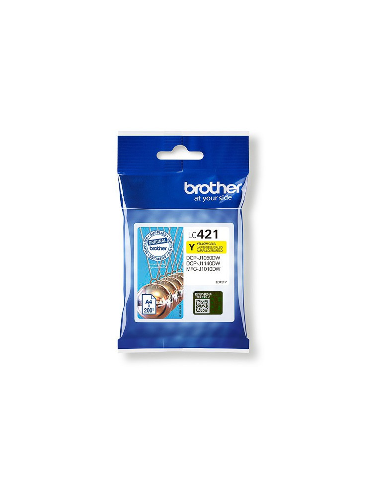 Inktpatroon Brother LC-421 Geel