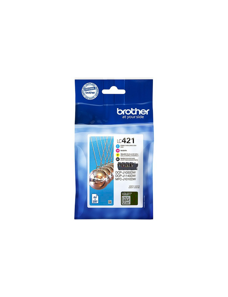 Inktpatronen Brother LC-421 - Pack 4