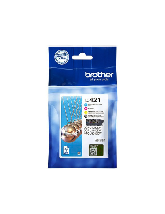 Inktpatronen Brother LC-421 - Pack 4