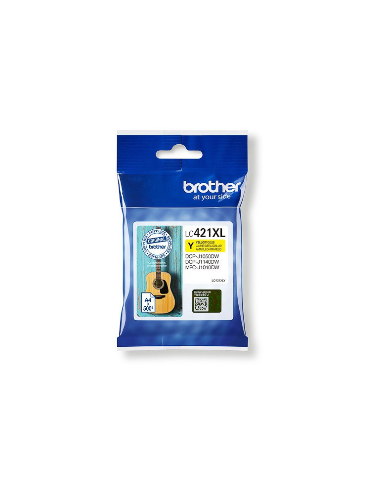 Inktpatroon Brother LC-421XL Geel