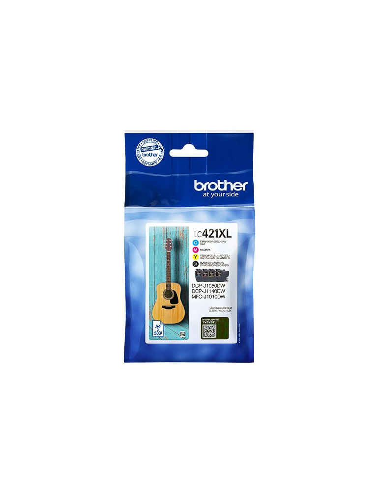 Inktpatronen Brother LC-421XL - Pack 4