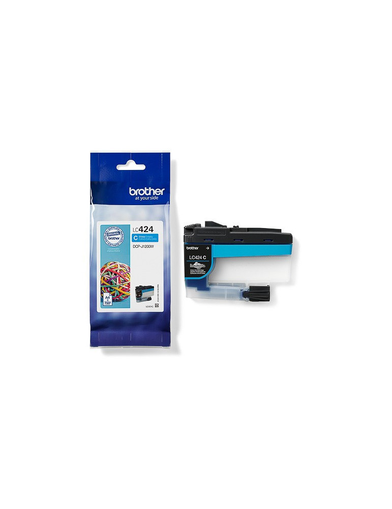 Inktpatroon Brother LC-424 Cyaan