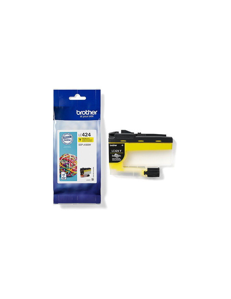 Inktpatroon Brother LC-424 Geel