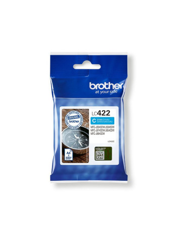 Cartouche d'encre Brother LC-422 Cyan