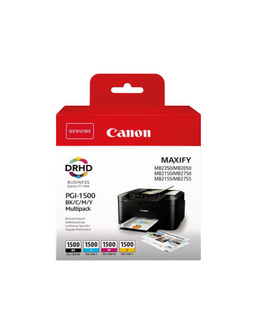 Canon PGI-1500 - Pack de 4 couleurs - BK/C/M/Y