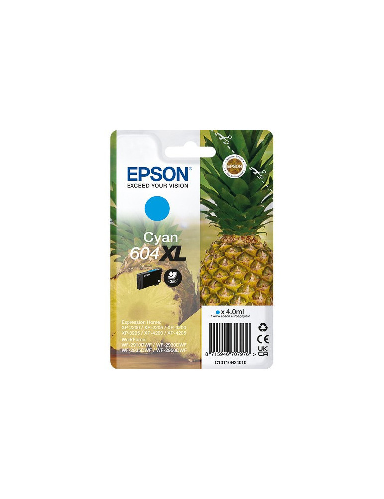 Inktpatroon Epson 604XL Cyaan