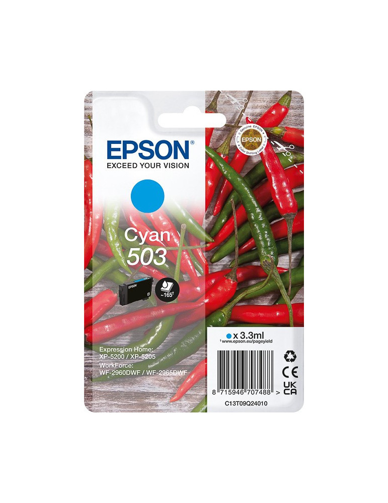 Inktpatroon Epson 503 Cyaan