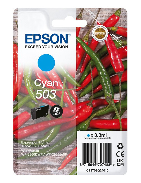 Cartouche d'encre Epson 503 Cyan
