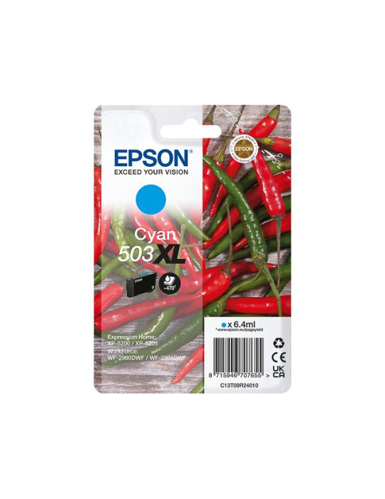Inktpatroon Epson 503XL Cyaan