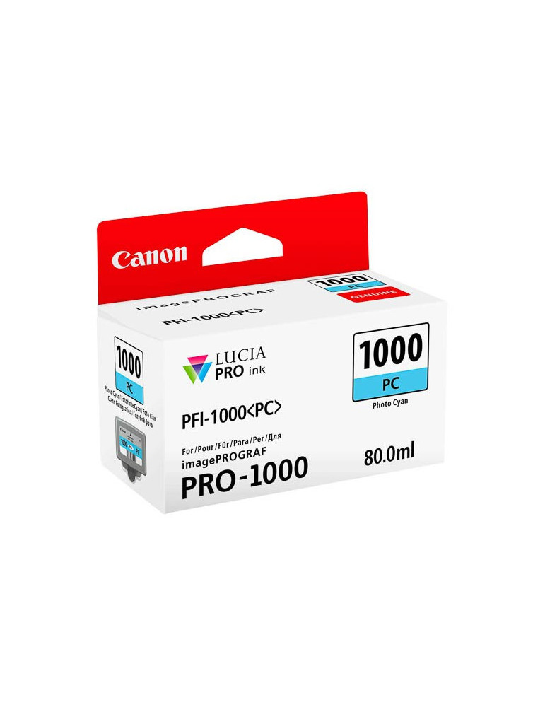 Cartouche d'encre Canon PFI 1000 PC Photo Cyan