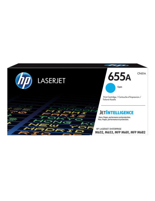 Toner HP 655A Cyan
