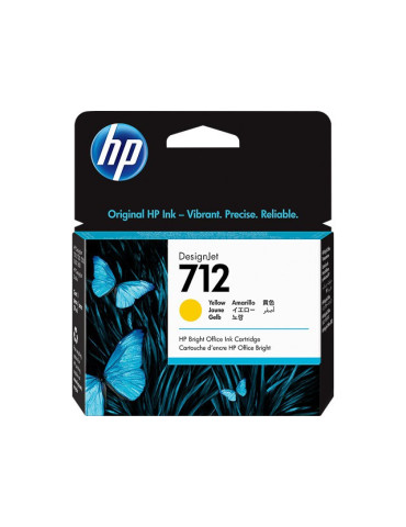Cartouche d'encre Hp 712 Jaune