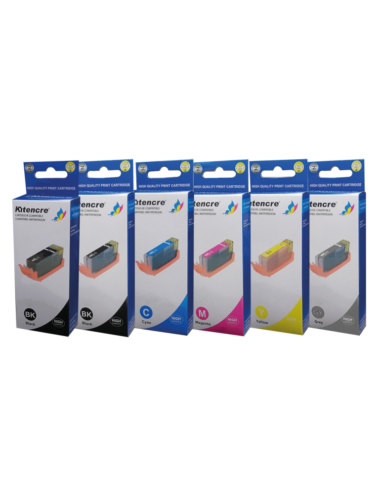 Pack Inktpatronen PG-530 PGBK / CLI-531 BK/C/M/Y/GY