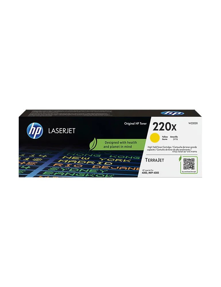 Toner HP 220X Geel
