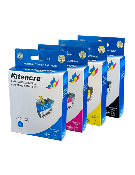 Pack de 4 Cartouches LC-421XL K / C / M / Y