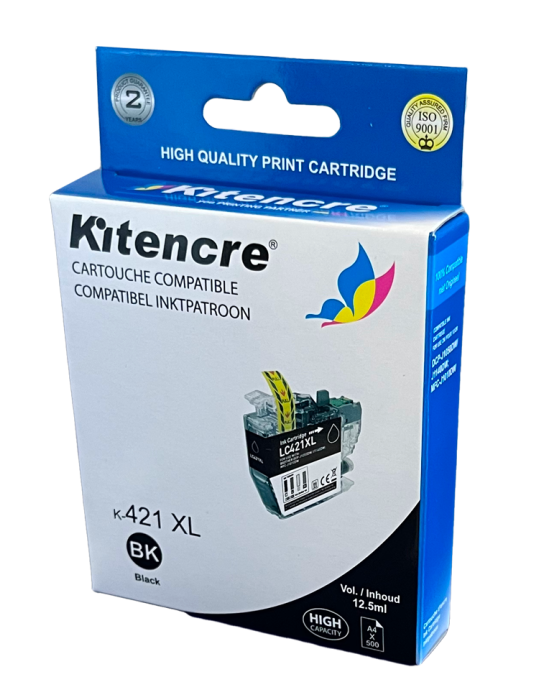 Inktpatroon LC-421XL Zwart
