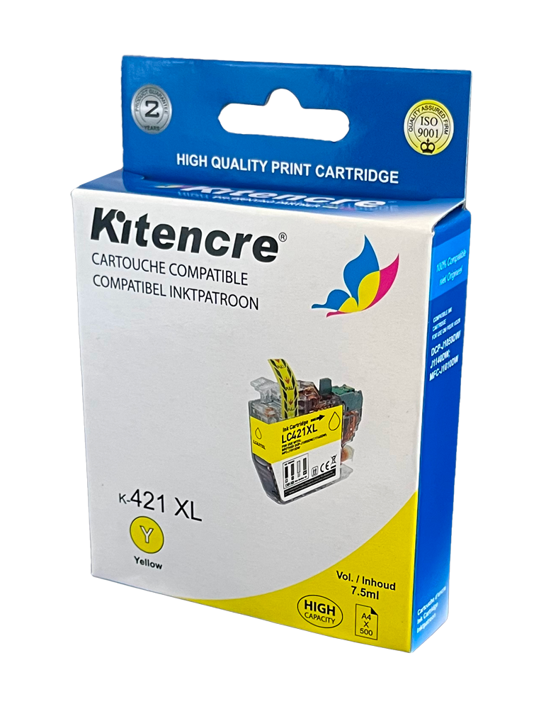 Inktpatroon LC-421XL Geel