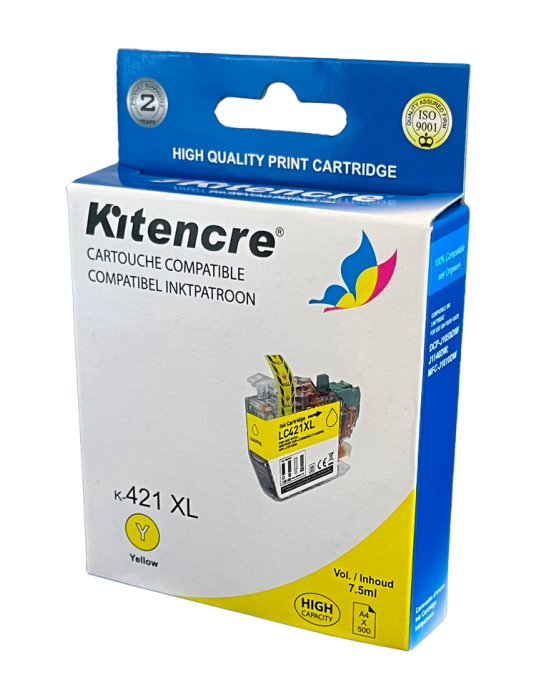 Cartouche d'encre LC-421XL Jaune