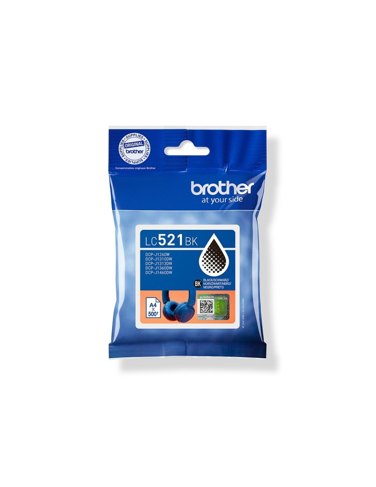 Inktpatroon Brother LC-521 Zwart