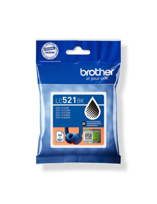 Inktpatroon Brother LC-521 Zwart